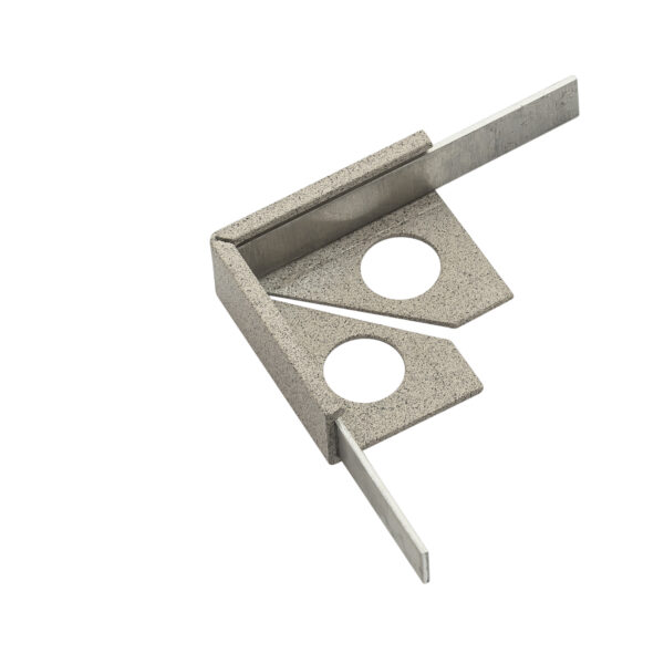 41082 41087 41088 - beava classic l-shaped corners asteroid grey pack of 2 1