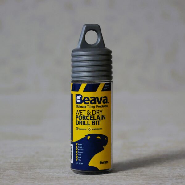 Beava 6mm M14 Wet or Dry Porcelain Drill Bit (front)