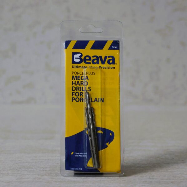 83431 beava 8mm porcelplus drill with 2x 4mm front 1
