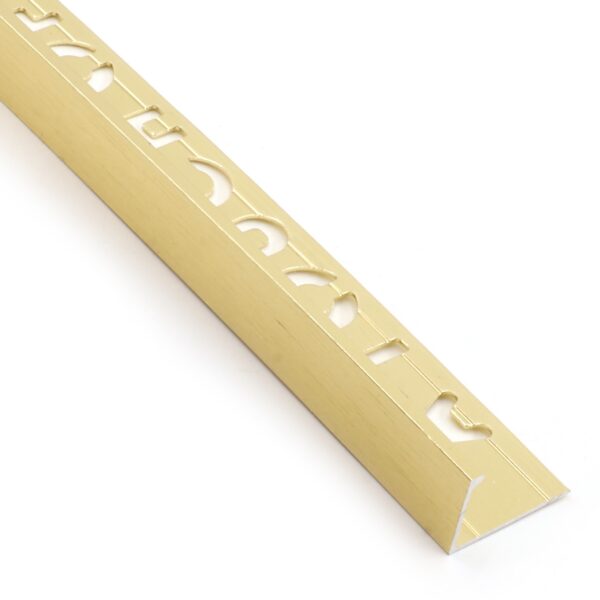 Beava Classic L-Shape Tile Trim Brushed Gold