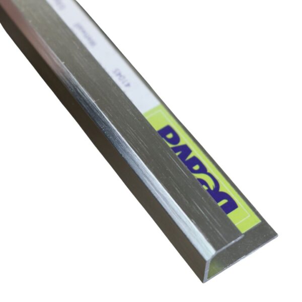 Beava Wetwall Panel Edge Trim Brushed Nickel 11.2mm