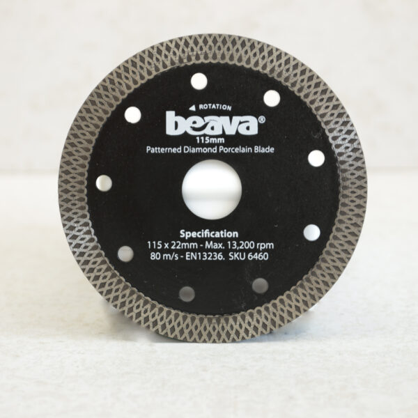 Beava Patterned 115mm Diamond Porcelain Cutting Blade