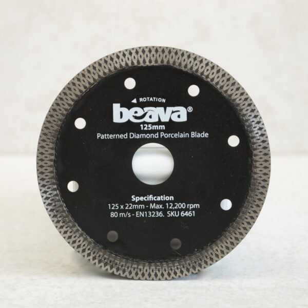 Beava Patterned 125mm Diamond Porcelain Cutting Blade