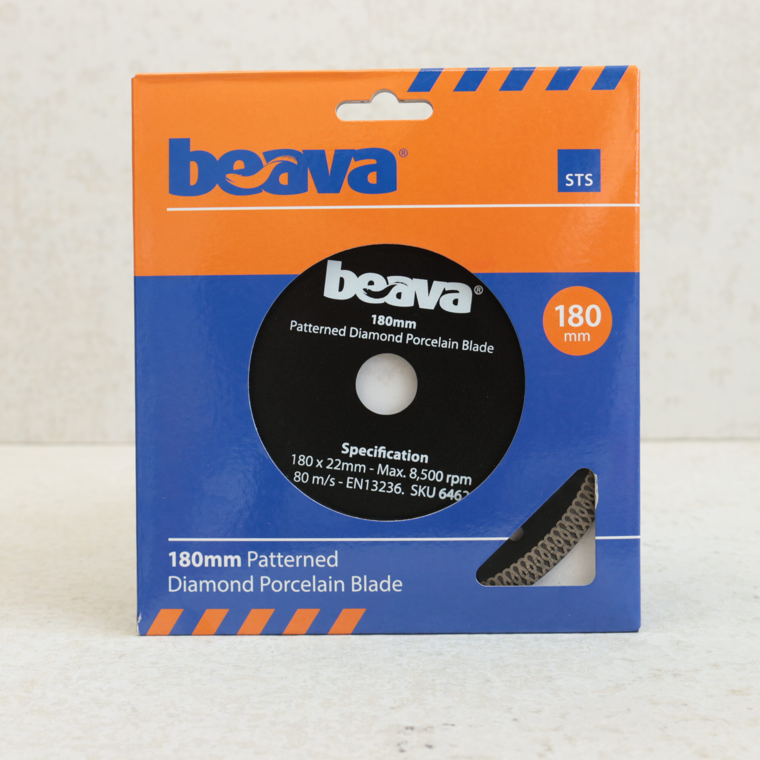 Beava Patterned 180mm Diamond Porcelain Cutting Blade - Image 2
