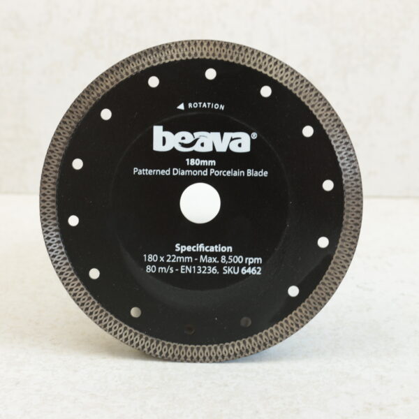 Beava Patterned 180mm Diamond Porcelain Cutting Blade