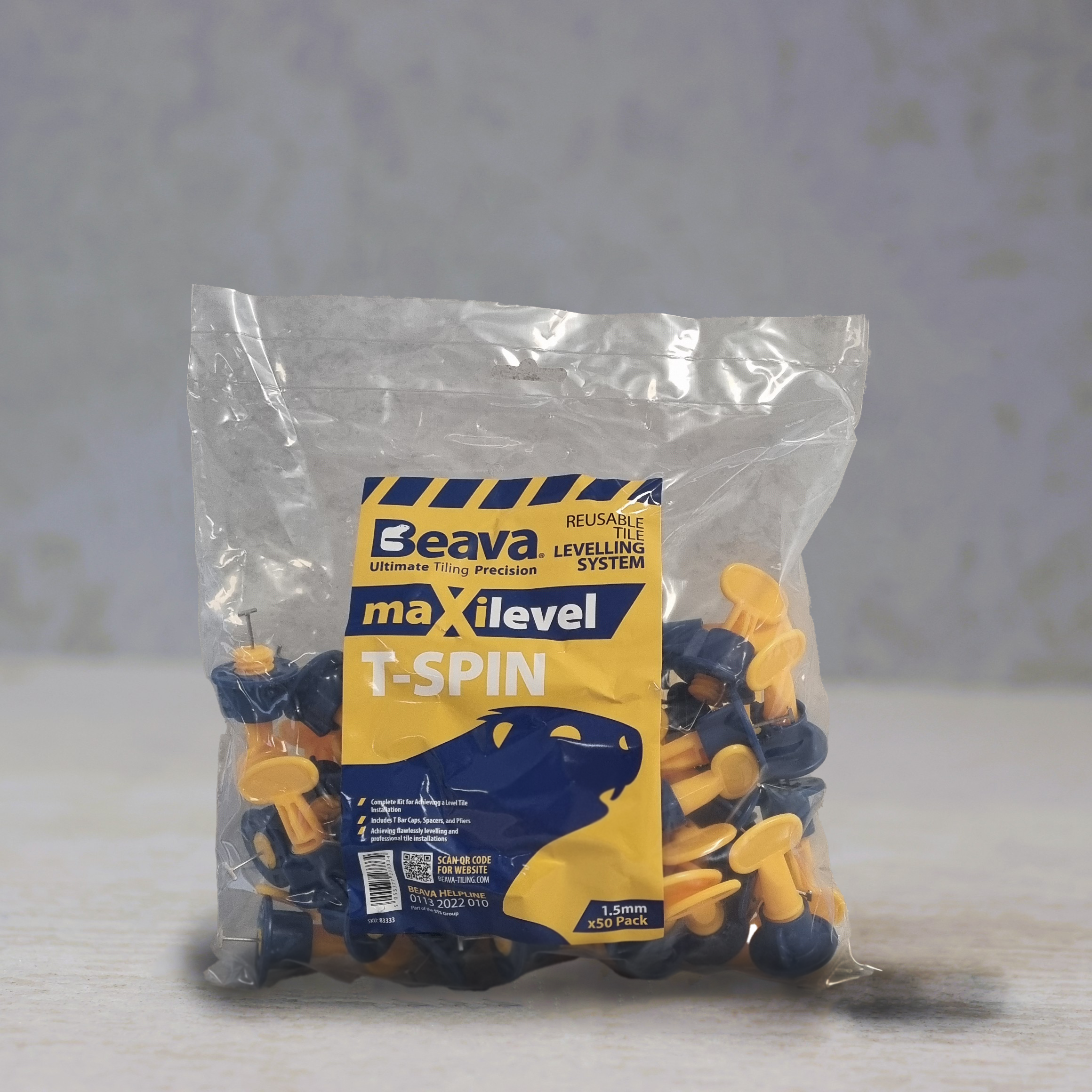 Beava MaxiLevel T-Spin Spacer 1.5mm (50 Pack)