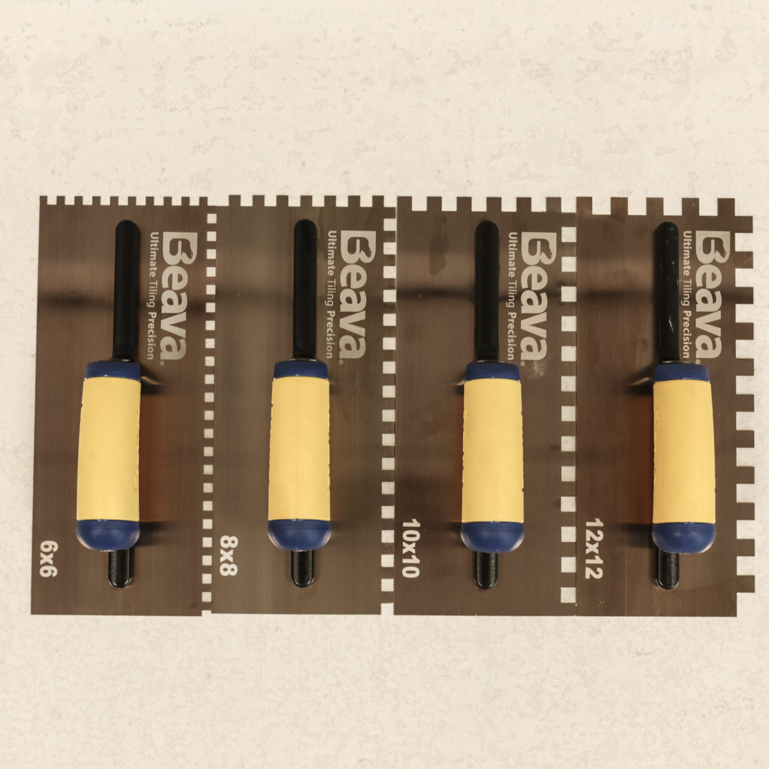 Beava Supreme Notched Trowel Gold Hardened Steel - Image 7