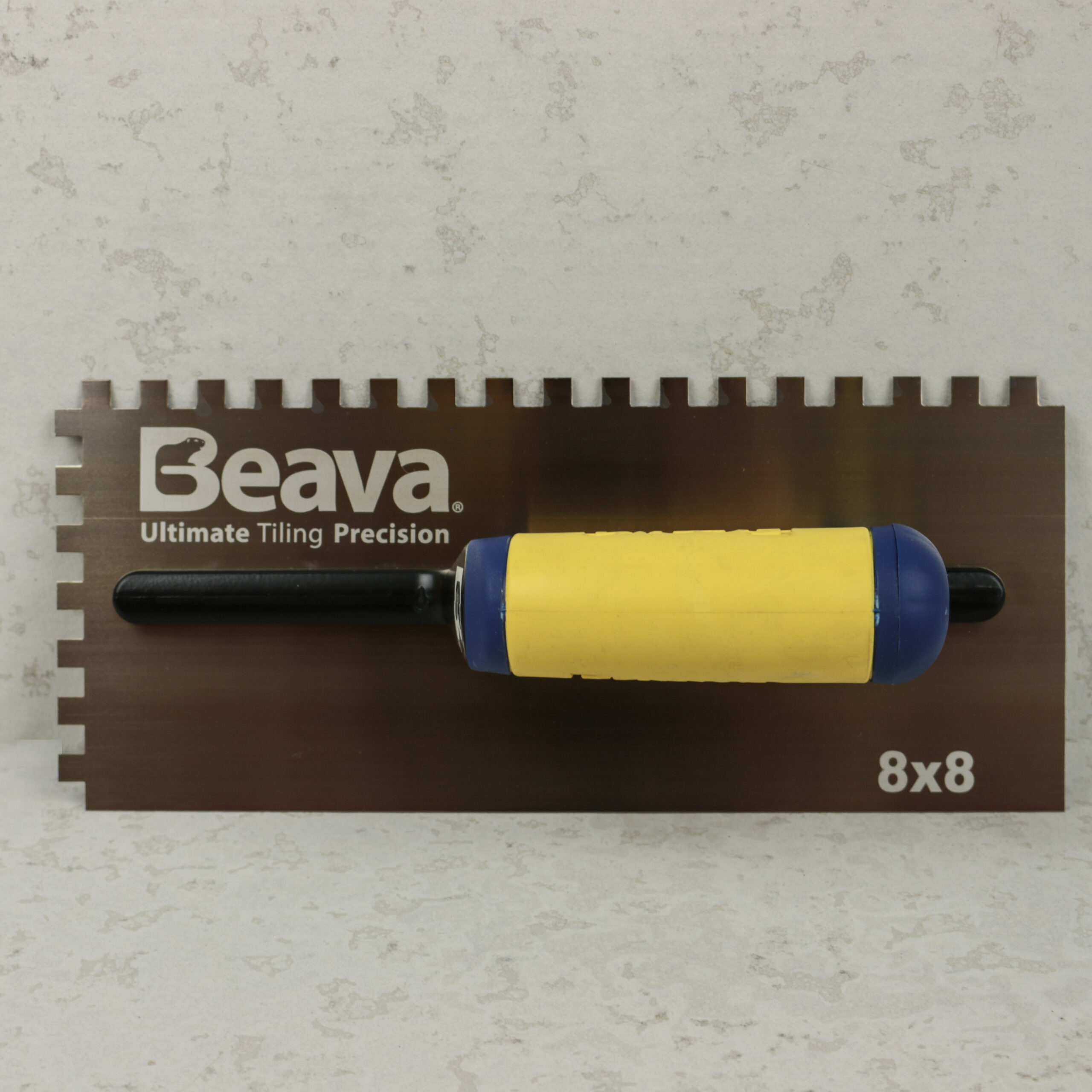 Beava Supreme Notched Trowel Gold Hardened Steel - Image 3